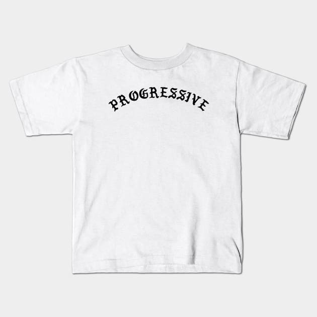 Progressive Kids T-Shirt by Football from the Left